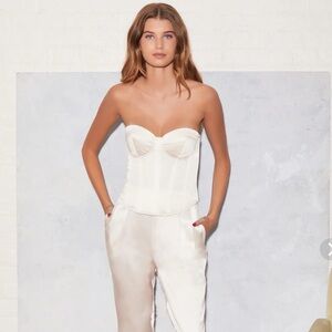 Fleur du mal Hamptons bustier (removable straps)